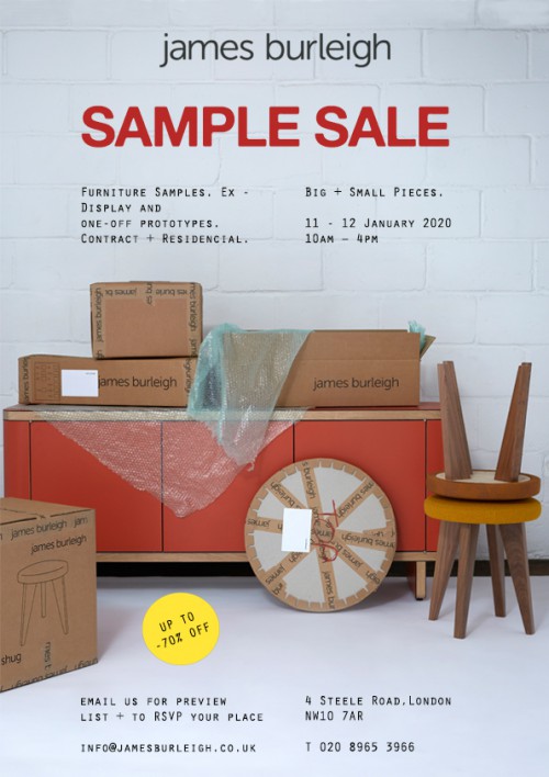 SALE Poster James Burleigh 11 12 January 2020