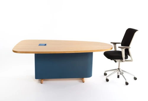 Joli video Conferencing Table Side View With Chair 1