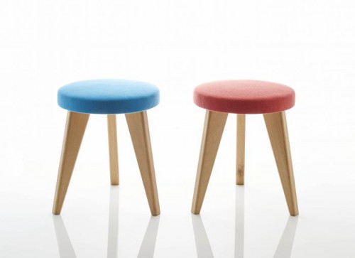 Red and Blue Shug Stools